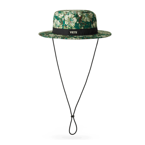 Hibiscus Print YETI® Logo Boonie Hat
